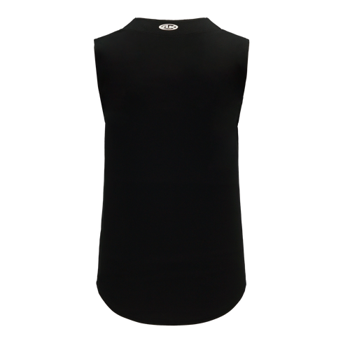 Athletic Knit Full Button Sleeveless Baseball Jersey (BA1812)